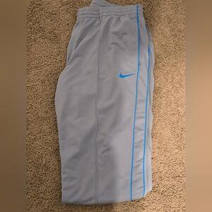 Nike Athletic Dept Gray Track Pants w/ Blue Piping – Men’s Medium
